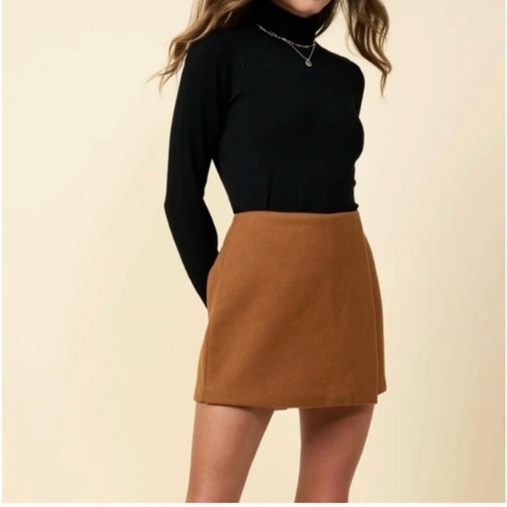 Skies Are Blue - Plus Size Front Wrap Skort